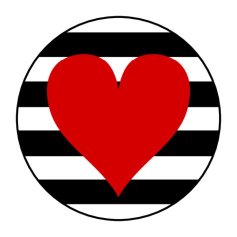 Striped Heart, Gift Tag Labels, Valentine's Day Printables, Image Swag, Circle Labels, Valentines Art, Sticker Template, Custom Templates, Gift Labels