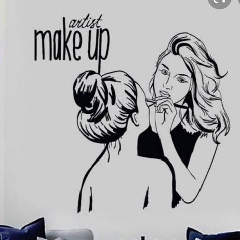 Brother And Sister Drawing Easy, Covering Tattoos With Makeup, Glam Hairstyles, Salon Business Plan, Hair Salon Pictures, Magic Board, Sisters Drawing, Makeup Logo Design, Handmade Sheet