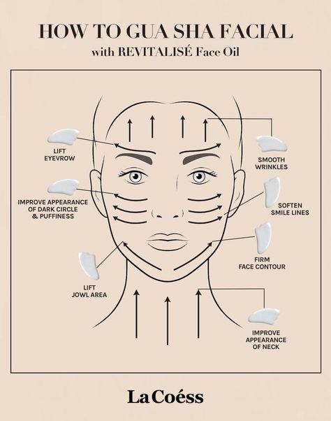 Use Gua Sha, Facial Routine Skincare, Haut Routine, Facial Routines, Gua Sha Facial, Natural Face Skin Care, Face Yoga, Face Contouring, Face Massage