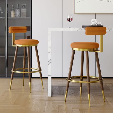 Bar stools with backs