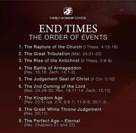 Revelation Bible Study, Revelation Bible, Learn The Bible, Order Of Events, The End Times, Bible Study Topics, Bible Study Help, End Times, Bible Study Notebook