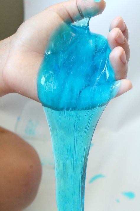 Blue Slime Aesthetic, Diy Clear Slime, Ocean Slime, Arctic Seal, Shark Crafts, Ocean Activity, Purple Slime, Slime Texture, Borax Free Slime