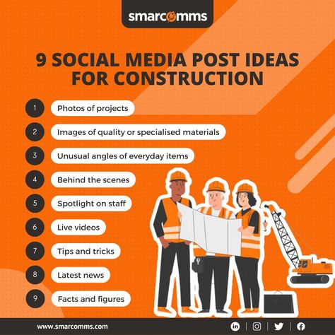 Construction Marketing Ideas Social Media, Construction Content Ideas, Construction Company Social Media Post, Construction Social Media Posts, Construction Marketing Ideas, Construction Marketing, Company Ideas, Feed Goals, Contracting Company