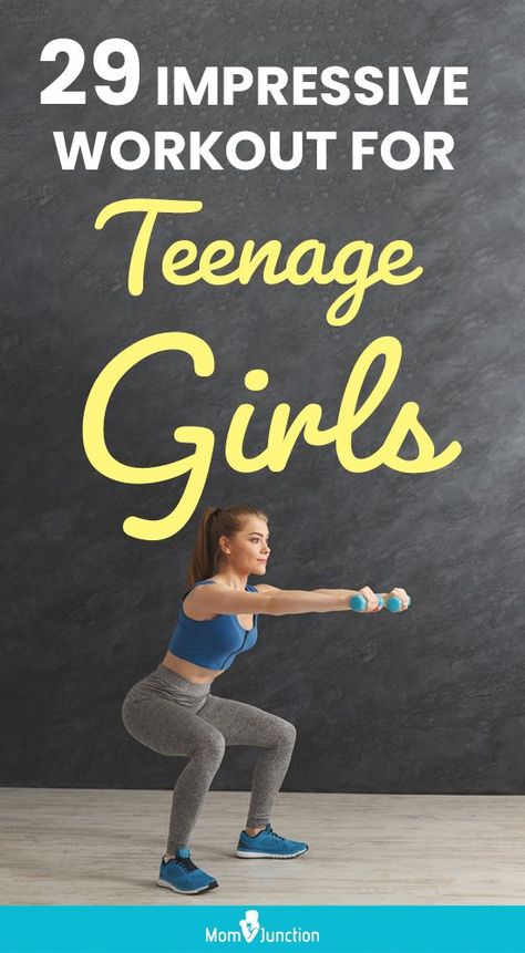 Whether you are a parent looking to motivate your teenager to workout, or a curious teenager looking for some easy-to-do exercises, this MomJunction post with 21 workouts for teenage girls is for you. Exercise For Teens Girls Workouts, Teenager Workout Routine, Teenage Workout Plan, Workouts For 11-12 Yo, Exercise For Teenage Girl, Teen Workout Routine Girls, Workout For Teenage Girl, Teen Girl Workout, Kids Workout Routine