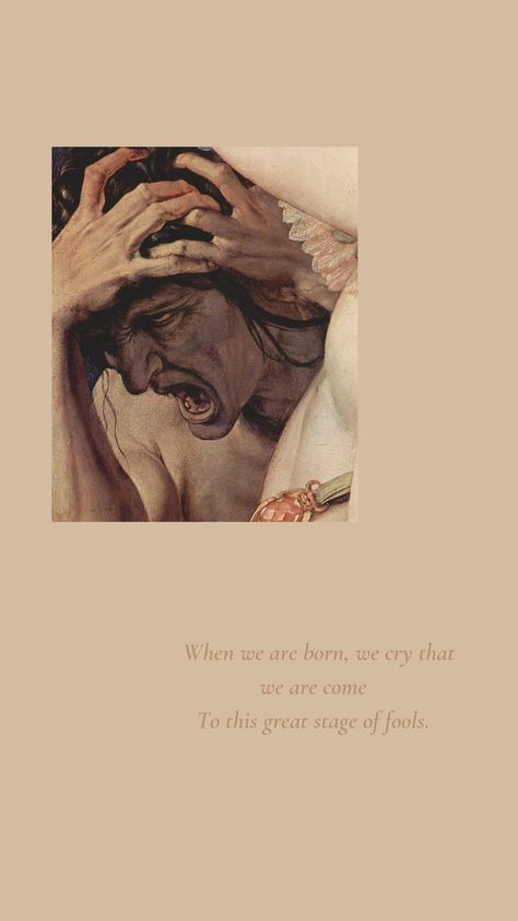 William Shakespeare (King Lear 4,6) quote wallpaper phone dark light academia painting Light Academia Painting, Academia Painting, Dark Light Academia, King Lear, Quote Wallpaper, Dark Light, Light Academia, Wallpaper Phone, William Shakespeare