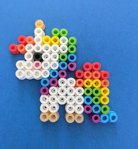 Unicorn Perler Beads, Elephant Perler Bead Pattern, Perler Beads Designs Pattern Pixel Art, Hama Beads Patterns Animals, Unicorn Perler Bead Pattern, Perler Beads Animals, Cute Perler Bead Patterns, Bead Unicorn, Easy Perler Beads