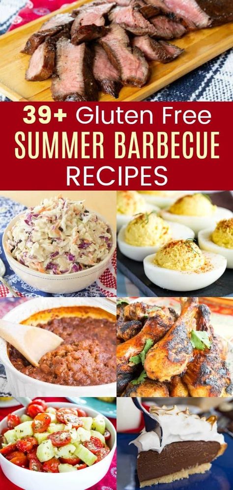 Gluten Free Summer Recipes, Gluten Free Bbq Recipes, Gluten Free Potluck, Gluten Free Picnic, Gluten Free Grilling, Side Dishes Salads, Summer Barbecue Food, The Best Appetizers, Chicken Barbecue