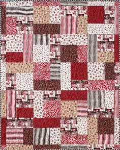 Turning TwentyThe Original(Book #1) at FriendFolks by Tricia Cribbs Turning Twenty Quilt, Big Block Quilts, Scrappy Quilt Patterns, Fat Quarter Quilt, Scrap Quilt Patterns, Easy Quilt Patterns, Patchwork Quilt Patterns, Diy Quilt, Quilting For Beginners