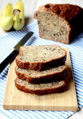 Dessert Loaves, Starch Solution Recipes, Walnut Bread Recipe, Dr Mcdougall, Mcdougall Recipes, Coconut Banana Bread, Breakfast Baking, Banana Nut Bread Recipe, Banana Walnut Bread