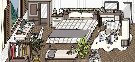 Adorable Home Lounge Design Game, Adorable Home Game, Adorable Home Game Design Ideas, Home Bedroom Design, Adorable Home, Adorable Homes Game, Interior Design Drawings, House Games, Bedroom Games