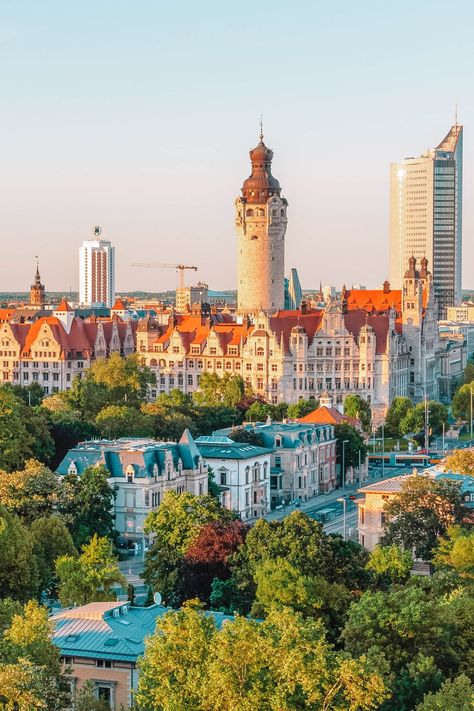 Leipzig Aesthetic, Best Cities In Germany, Leipzig Germany, Dusseldorf Germany, 1 Day Trip, Cities In Germany, Summer Plans, Germany Travel, Nature Travel