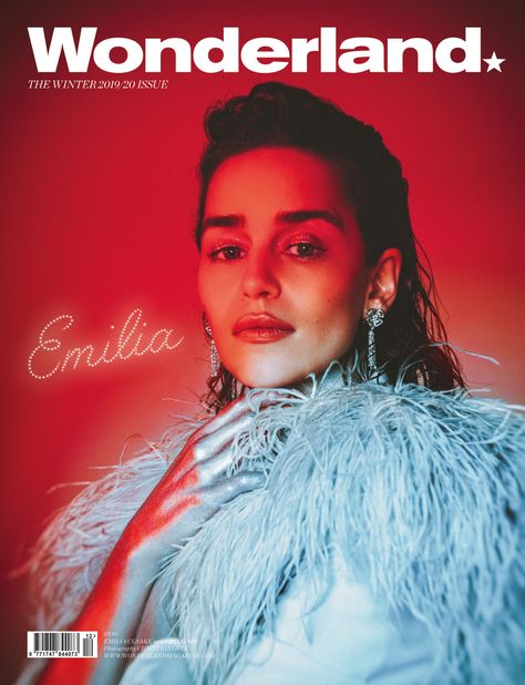 Last Christmas star Emilia Clarke covers the Winter issue of Wonderland Wonderland Magazine, Hbo Game Of Thrones, Emma Thompson, Big Show, Mother Of Dragons, Emilia Clarke, Magazine Covers, Celebrities Female, Winter Wonderland