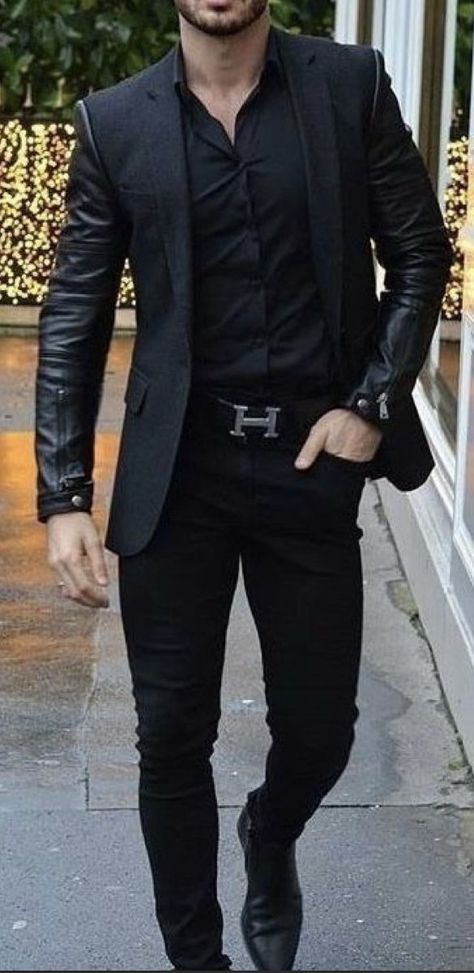 Black Outfit Men, Blazer Outfits Men, Black Suit Men, Mens Business Casual Outfits, Formal Men Outfit, Mens Fashion Blazer, Mens Casual Outfits Summer, Men Fashion Casual Shirts, Stylish Men Casual