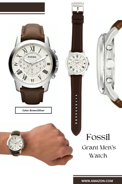 Fossil Watches For Men, Watch Ideas, Instagram Creative Ideas, Best Watches For Men, Fossil Watch, Everyday Adventures, Fossil Watches, Roman Numeral, Instagram Creative