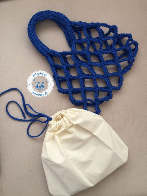 File çanta (crochet net bag) Crochet Net, Crochet Shoulder Bags, Crochet Handbag, Net Bag, Macrame Bag, Wool Crafts, Crochet Handbags, Knit Fashion, Knitted Bags