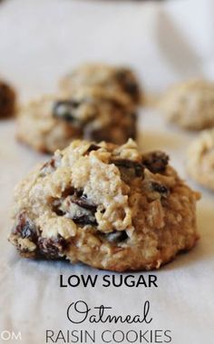 Sweet Oatmeal, Oatmeal Raisin Cookies Recipe, Oatmeal Ideas, Low Sugar Cookies, Raisin Cookies Recipe, Oatmeal Raisin Cookie, Cookies Oatmeal, Raisin Cookie, Cookie Recipes Oatmeal Raisin