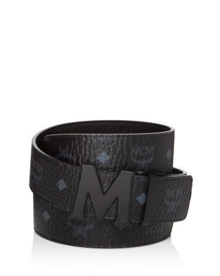 Reversible Signature Leather Belt - $295 Mcm Belt, Mens Belts Fashion, Ladies Belt, Branded Items, Mens Belt, Men Belts, Luxury Belts, Men's Belts, Designer Belts