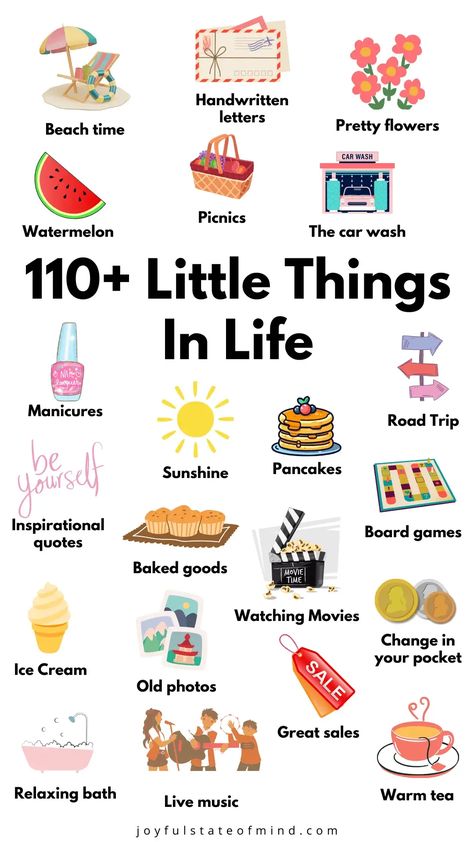 Discover the joy in the details! 🌈 Dive into our list of 110+ little things that turn ordinary into extraordinary. Elevate your daily routine and find happiness in the smallest moments. 🌟 Things That Bring Me Joy List, Things That Bring Joy, Things That Bring Me Joy, Little Things That Make Me Happy List, Things That Make Me Happy List, Everyday Life Quotes, Board Games Quotes, Little Joys In Life, Happy Afternoon