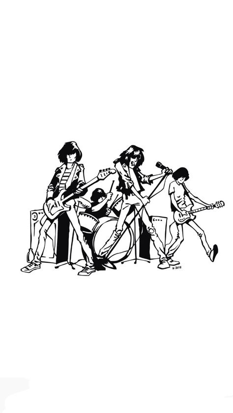 Ramones wallpaper iPhone Band Iphone Wallpaper, Punk Rock Wallpaper, Punk Rock Art, Punk Wallpaper, Best Wallpaper Hd, Arte Punk, Music Illustration, Best Wallpaper, Punk Rock Bands