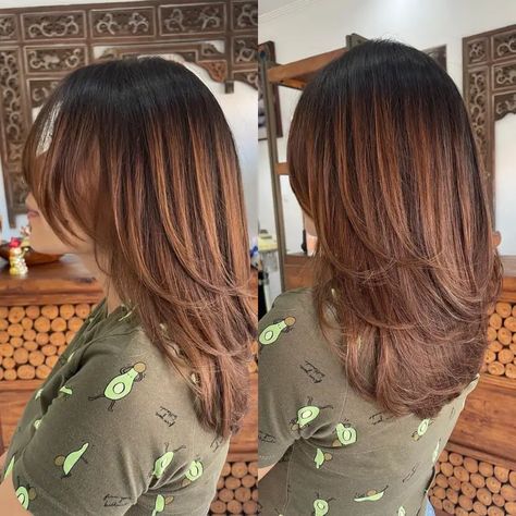 Cute Mid Length Layered Haircut Ideas - WomenSew Up To Shoulder Haircut, Mid Layered Hairstyles, Best Haircut For Frizzy Hair Over 40, Haircut Ideas For Mid Length Hair, Mid Length U Shaped Haircut, Layers Haircut Mid Length, Medium Haircut With Layers Straight, Haircut Armpit Length, Mid Back Layered Hair