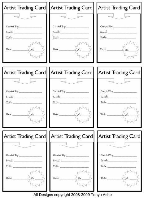 ATC Back Design Sheet No. 1 | FREE for you to use on your AT… | Flickr Trading Cards Template, Baseball Card Template, Trading Card Ideas, Trading Card Template, Design Sheet, Report Card Template, Artist Trading Card, Art Trading Cards, Artist Card