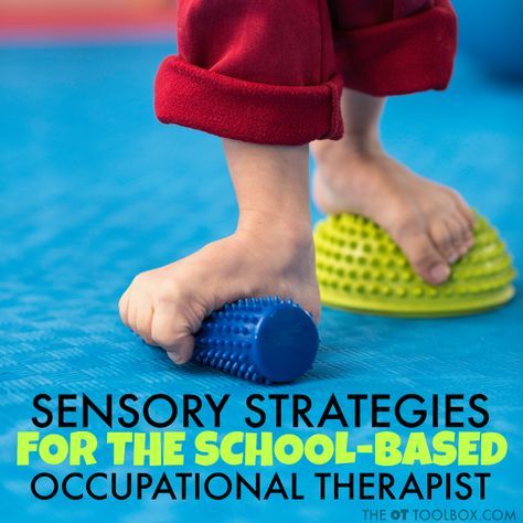 Sensory Strategies for the School Based OT Sensory Bedroom, Sensory Strategies, Sensory Gym, Occupational Therapy Kids, Therapy Ball, Sensory Therapy, Pediatric Physical Therapy, Occupational Therapy Activities, Sensory Diet