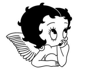 betty boop tattoo Betty Boop Tattoo Outline, Betty Boop Patchwork Tattoo, Betty Boop Tattoo Small Outline, Bettie Boop Tattoo, Simple Betty Boop Tattoo, Betty Boop Tattoo Stencil, Betty Boop Tattoo Vintage, Tattoos Betty Boop, Betty Boop Tattoo Small