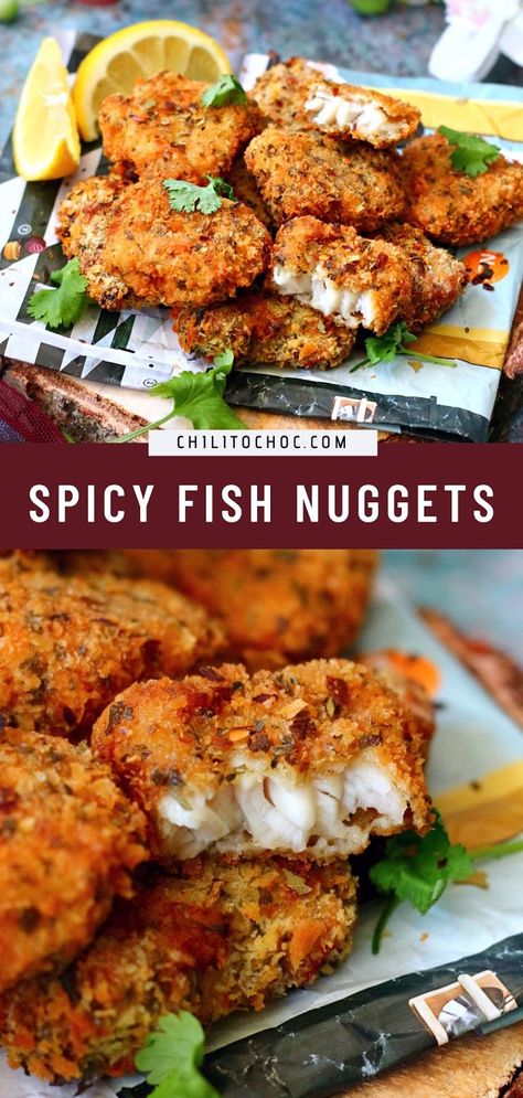 Fish Nuggets, Fischer Homes, Fish Dinner Recipes, Fried Fish Recipes, Breakfast And Brunch, Peri Peri, Fish Recipes Healthy, Pescatarian Recipes, Fish Dinner