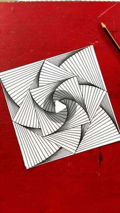 Illusions Art Drawing, 3d Illusion Drawing, Optical Illusions Drawings, Doodle Tutorial, Optical Illusion Drawing, Illusion Drawings, 3d Art Drawing, Abstract Drawing, 3d Illusion