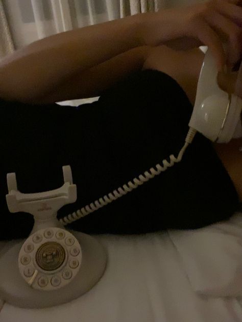 #call#oldies#90s#aesthetic#night#dress Calling Someone On The Phone Aesthetic, Voicemail Aesthetic, Call Aesthetic Phone, Late Night Phone Call Aesthetic, Talking On The Phone Aesthetic, Aesthetic Night Dress, Landline Phone Aesthetic, Phone Call Aesthetic, Oldies Aesthetic