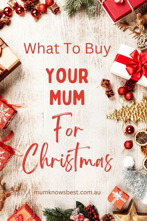 What to buy your mum for Christmas - list of Christmas present ideas for mums by Mum Knows Best. What To Get Ur Mum For Christmas, Present For Mum Christmas, What To Get My Mum For Christmas, What To Get Your Mum For Christmas, Things To Get Your Mum For Christmas, Gift Ideas For Mum Christmas, Gifts For Mum Christmas, Christmas Present Ideas For Mum, Xmas Presents For Mum