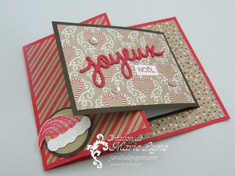 Vidéo – Carte double pliage – Stampin’UP! Youtube Ideas List, Joy Fold Card, Stampin Up Weihnachten, Youtube Ideas, Step Card, Stampin Up Christmas, Card Making Tutorials, Fancy Fold Cards, Fancy Folds