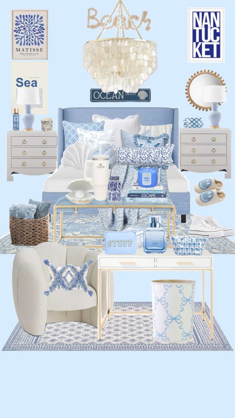 Coastal Room Decor, Surf Room Decor, Ocean Room Decor, Beachy Room Decor, Blue Room Decor, Beach Room Decor, Ocean Room, Beachy Room, White Room Decor