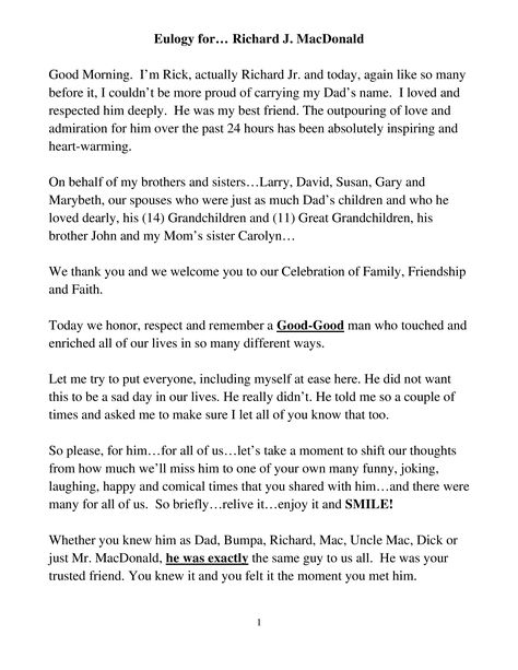 Eulogy Ideas For Dad, Eulogy For Dad From Daughter, Eulogy Ideas, Eulogy Template, Eulogy Quotes, Eulogy Examples, Miss You Dad Quotes, Writing A Eulogy, Reason Quotes