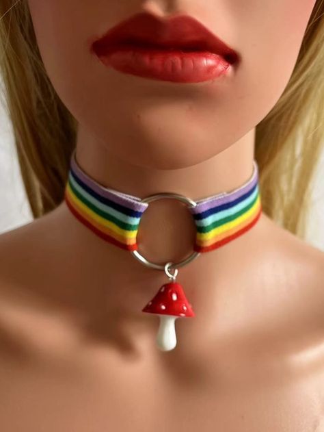 Rainbow Choker, Aries Necklace, Rainbow Accessories, Abstract Pendant, Velvet Choker Necklaces, Heart Choker Necklace, Sunflower Necklace, Layered Necklace Set, Ball Chain Necklace