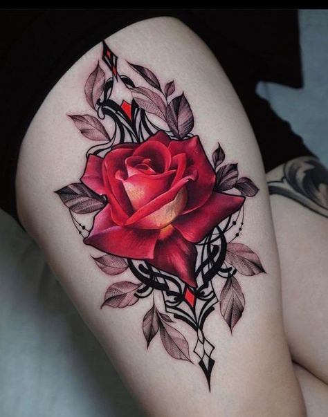 How to choose a design when there are so many different tattoo ideas? We are here to help you. 60+ awesome and trendy designs for rose tattoos await you. Coloured Rose Tattoo, Rose Tattoo With Name, A Rose Tattoo, Realistic Rose Tattoo, Rose Drawing Tattoo, Rose Tattoos For Men, Rose Tattoos For Women, Bird Tattoos, Red Rose Tattoo