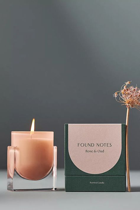 candle gift Anthropologie Home Candles, Modern Candle Packaging, Candle Vessel Ideas, Luxury Candle Packaging Design, Candle Package Design, Candles Anthropologie, Luxury Product Packaging, Candle Packaging Ideas, Luxury Candles Packaging