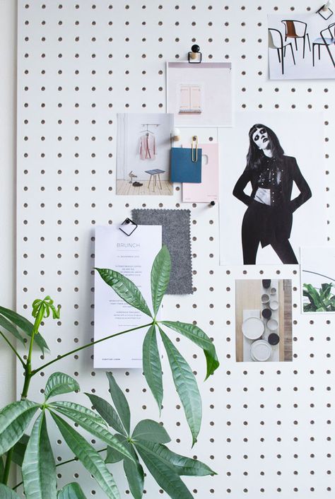 Finding minimalism and an introduction to our 'A Minimal Minute' Instagram hashtag to share your own experiences... Pegboard Photo Display, Stem Room, Pegboard Ideas, History Instagram, Pegboard Display, Nordic Interiors, Boho Office, Material Board, Instagram Hashtag