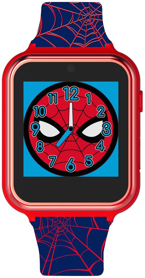 Spiderman Watch, Spiderman Black, Marvel Young Avengers, Kids Jewellery, Spiderman Theme, Big Farm, Camera Watch, Touch Screen Interface, Avengers Birthday