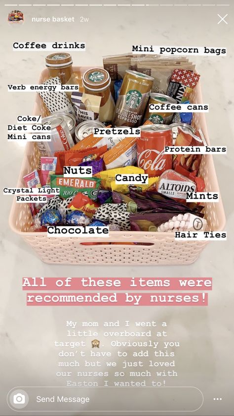 Gift Basket For Nurses, Basket For Nurses, Nurse Basket, Hospital Gift Baskets, Labor Delivery Nurse Gift, Nurse Gift Baskets, Labor Nurse Gift, Thank You Nurse Gifts, Thank You Baskets