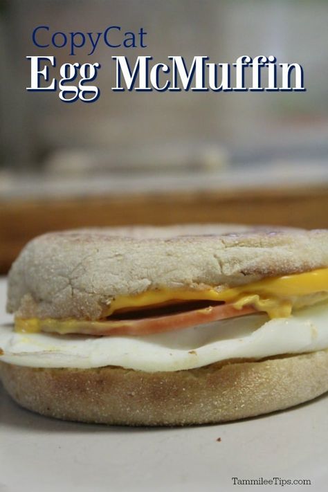 How to make Copy Cat Egg McMuffins with the Hamilton Beach Sandwich Maker. Super easy breakfast sandwiches that taste great Hamilton Beach Sandwich Maker, Easy Breakfast Sandwiches, Egg Quiche Recipes, Breakfast Sandwich Maker Recipes, Sandwich Maker Recipes, Easy Breakfast Sandwich, Super Easy Breakfast, Cat Egg, Egg Mcmuffin