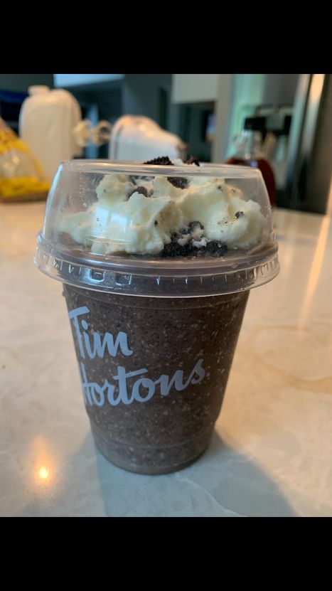 Copycat Tim Hortons OREO Iced Capp ( a Storm of Flavor) : 6 Steps - Instructables Tim Hortons Oreo Ice Cap Recipe, Iced Capp Tim Hortons, Tim Hortons Drinks, Tim Hortons Iced Capp Recipe, Tim Hortons Ice Cap, Shifting Wr, Ice Cap Recipe, Iced Capp Recipe, Cappuccino Recipe