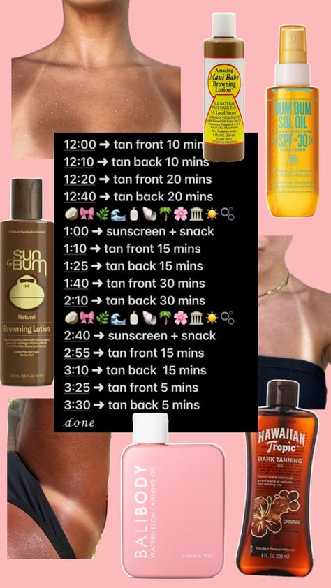 #tanning #tanningroutine #tanlines #summer #summer2024 Tanning Schedule, Tan Routine, Tanning Goals, Best Self Tan, Summer Smell, Tanning Routine, Summer Checklist, Summer Prep, Best Friend Questions