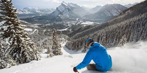 Stay & Ski: Choose from 3 Resorts Skiing In Canada, Canada Skiing, Skiing Resort, Mountains Skiing, Ski Canada, Sunshine Village, Banff National Park Canada, Banff Canada, National Parks Map