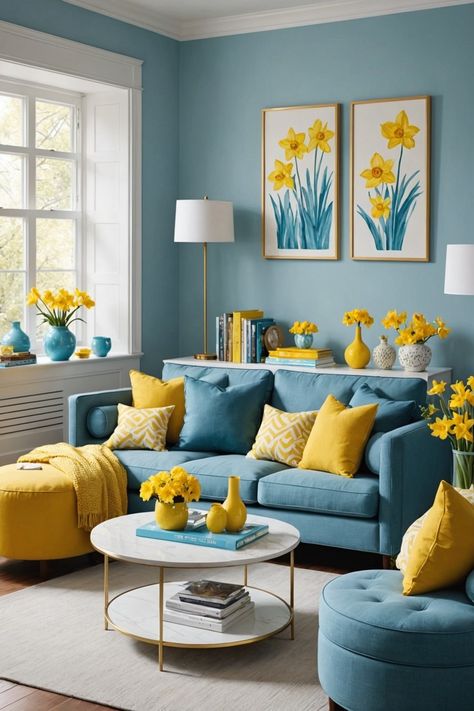 20 Light Blue Living Room Ideas – ToolzView Light Blue Yellow Living Room, Blue Guest Room Decor, Yellow Blue Bedroom Ideas, Living Room Designs With Blue Sofa, Indian Middle Class Living Room, Cerulean Sofa, Turquoise Sofa Living Room Decor, Cozy Living Rooms Ideas, Light Blue Room Ideas