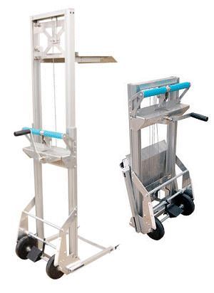 Hand Trucks R Us - Portable Aluminum Load Lifter | $949.95 Homemade Cabinets, House Lift, Welded Metal Projects, Steel Shelving, Hand Trucks, Metal Working Projects, Metal Bending, Lift Design, Garage Tools