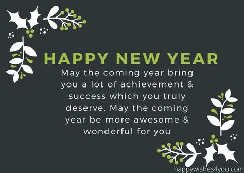 The New Year is just around the corner and we all know what that means: It’s time to cleanse, reset, and get ready for a new year. The new year comes with so many hopes and aspirations, but it can be so difficult to maintain them over the long-term. The key is to set your... The post New Year Messages for Friends and Family 2023 appeared first on HappyWishes4you. New Year Letter For Best Friend, New Year Letter To Friend, Happy New Year Wishes For Best Friend, New Year Message For Best Friend, New Year Message For Friends, Happy New Year Message For Friends, New Year Wishes For Best Friend, New Year Lines, Happy New Year Msg