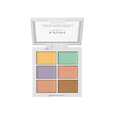 Nyx Color Corrector, Pink Color Corrector, Pink Concealer, Color Correcting Concealer Palette, Orange Concealer, Green Color Corrector, Color Correcting Palette, Green Concealer, Color Correction Makeup