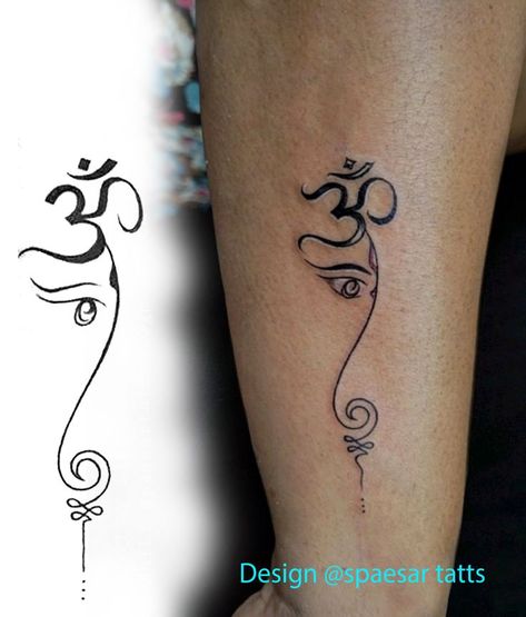 Ganpati Tattoo Designs Small, Mandala Tattoos For Women, Ganesh Tattoo, Fitness Tattoo, Om Tattoo Design, Butterfly Tattoo On Shoulder, Unique Small Tattoo, Hand And Finger Tattoos, Ganesha Tattoo