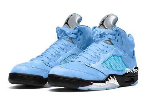 Air Jordan 5 UNC Color: University Blue/Black-White Style Code: DV1310-401 Release Date: March 4, 2023 Price: $225 USD Most Popular Nike Shoes, Retro Basketball Shoes, Popular Sneakers, Lucky Green, Air Jordan 5, Air Jordan 3, Green Bean, Jordan 13, Jordan 5